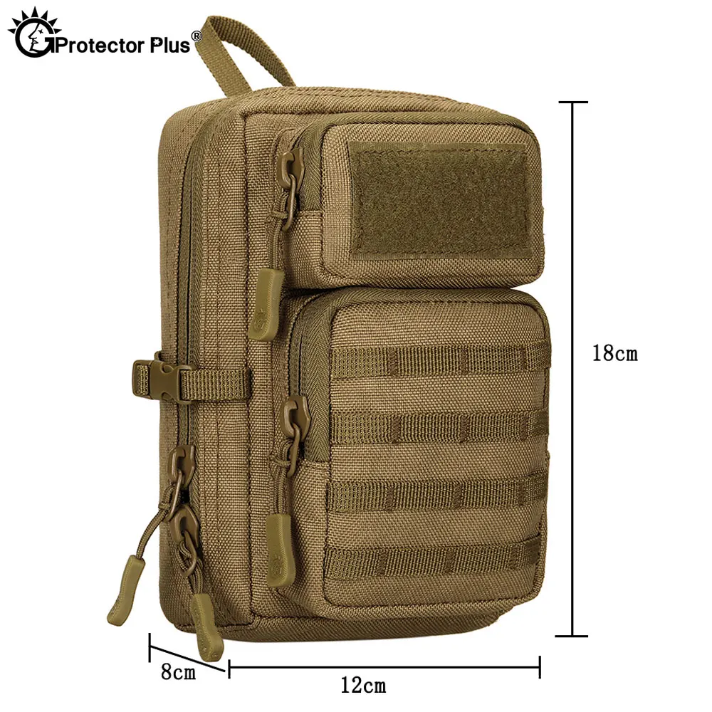 Riñonera táctica MOLLE de nylon ripstop para smartphone - imagen 4