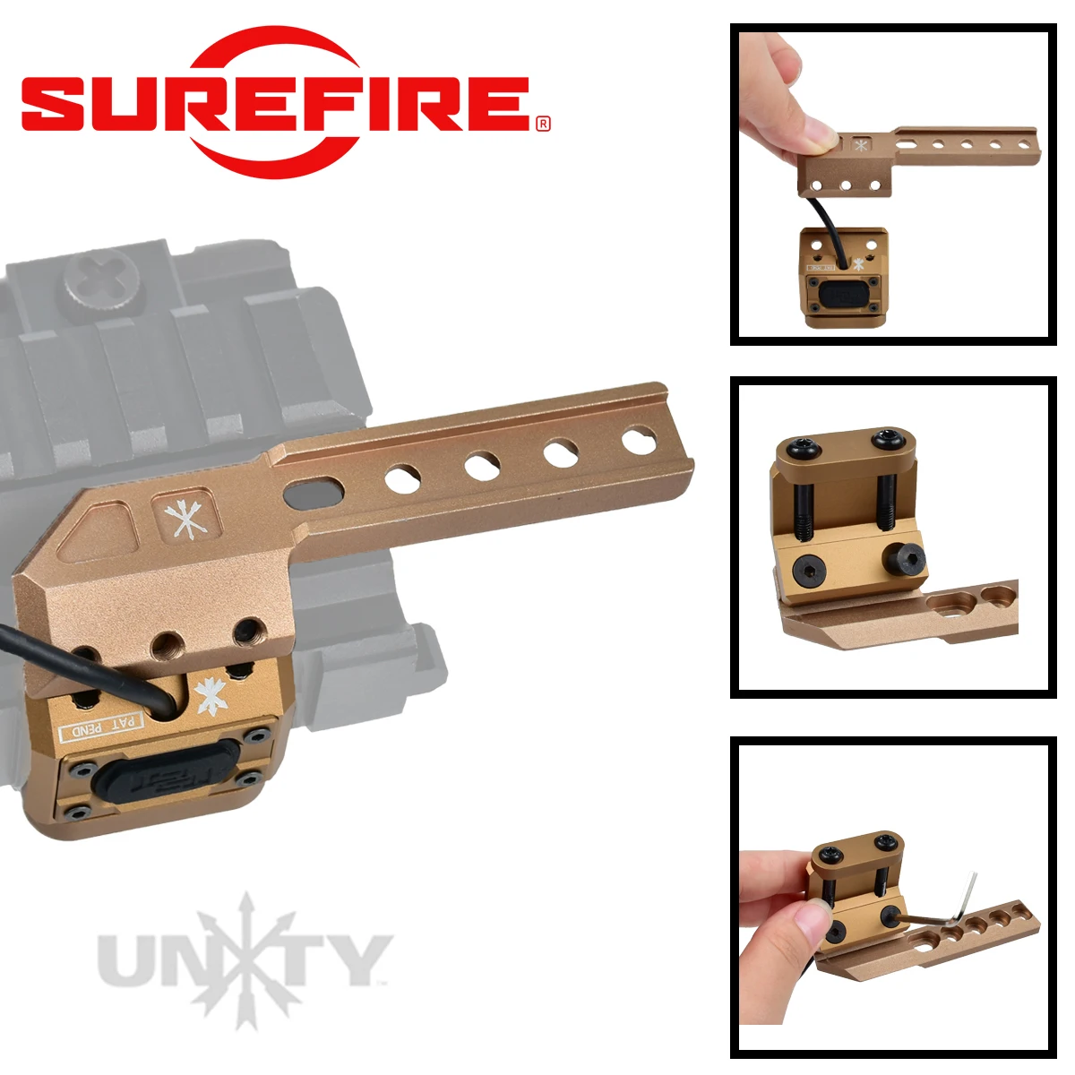 Linterna táctica SureFire M600 Unity LED con interruptor doble - imagen 4