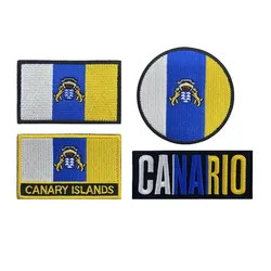 Parche Bordado Bandera Islas Canarias – Insignia de Hombro