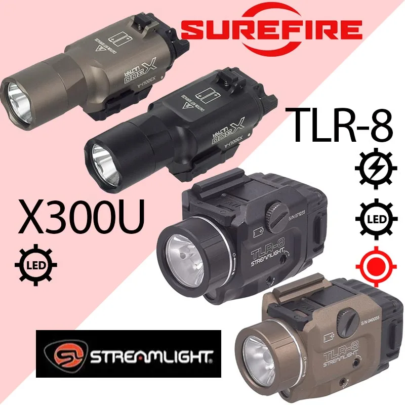 Streamlight TLR-8 linterna táctica estroboscópica para riel Picatinny