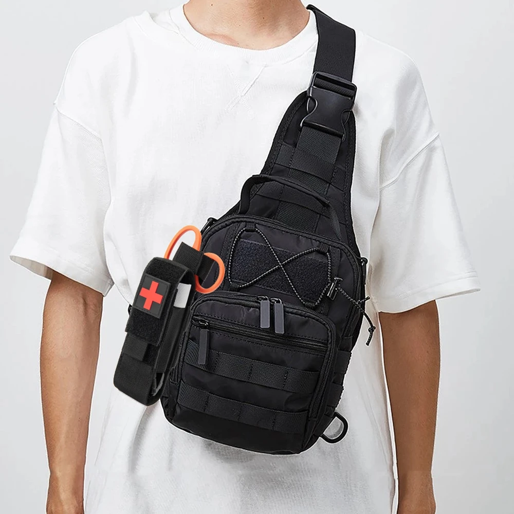 Soporte IFAK MOLLE para torniquete, bolsa táctica médica trauma EMT - imagen 3