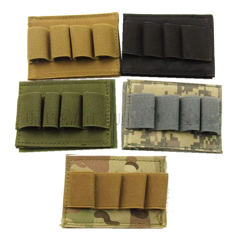Porta cartuchos táctico para culata de escopeta con velcro - imagen 5