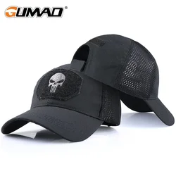 Gorra táctica camuflaje calavera – Ajustable Airsoft senderismo