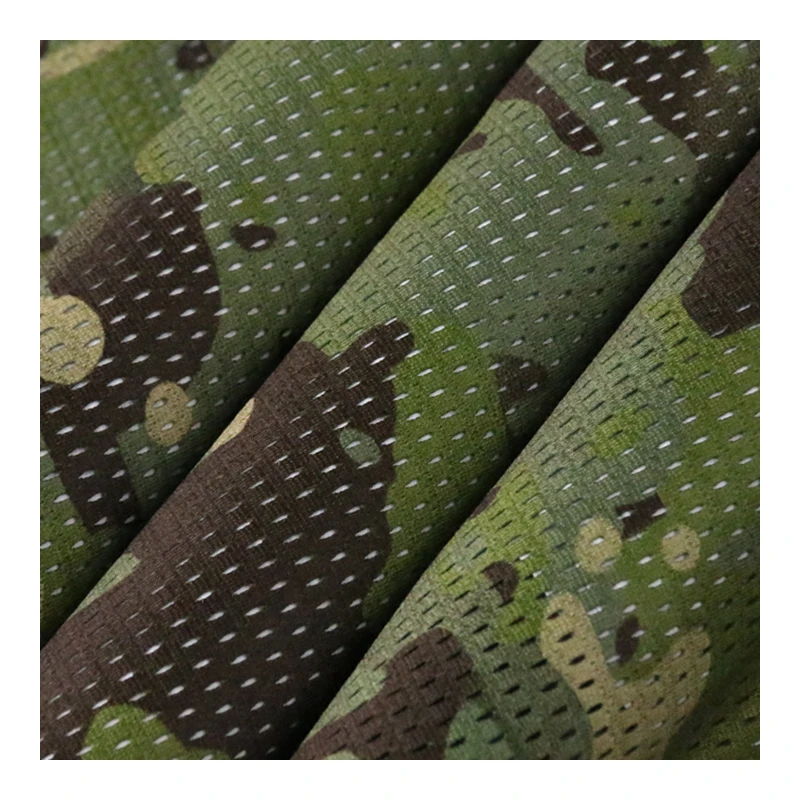 Tela táctica camuflada de malla tricot para confección - imagen 5