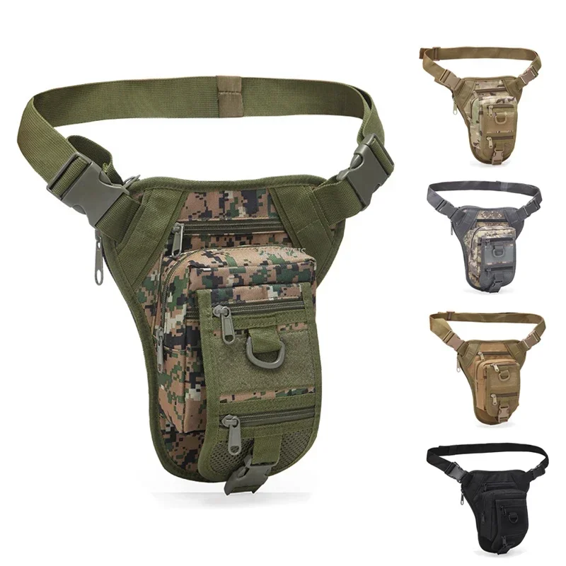 Bolsa táctica de pierna impermeable multiusos