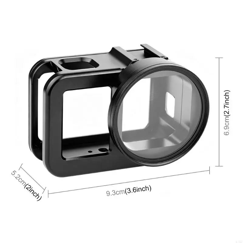 Mission1/1Pro Jaula para Cámara de Acción de Aluminio con Filtro UVB - imagen 2