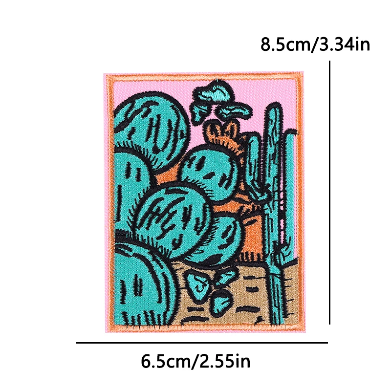Parche bordado vaquero rosa – termoadhesivo y coser para chaqueta - imagen 5