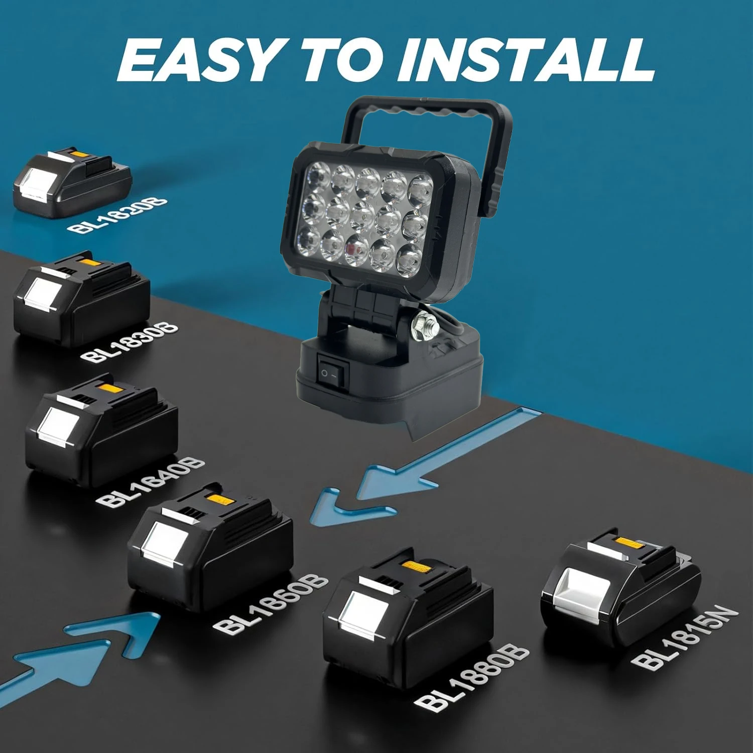 Makita luz de trabajo LED recargable para herramientas y emergencias - imagen 3