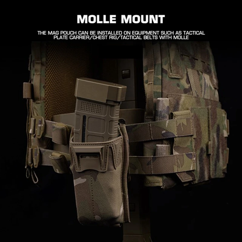 Funda Táctica Cargador 5.56 NATO MOLLE – K Model - imagen 2