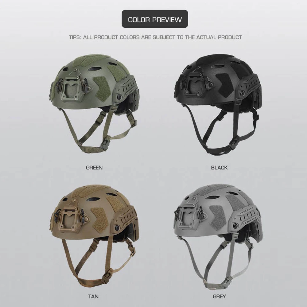 OPS-Core Fast SF casco táctico High Cut arenado para Airsoft - imagen 4