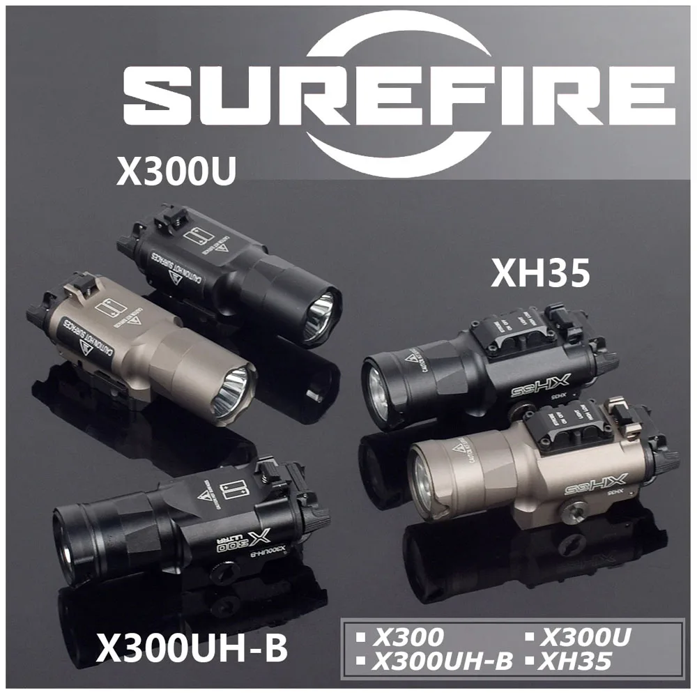 Linterna táctica SureFire X300 600 lúmenes riel Picatinny - imagen 3