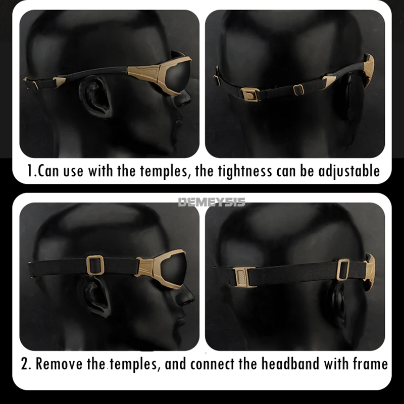 CS Gafas tácticas Airsoft UV con lentes oscuras - imagen 5
