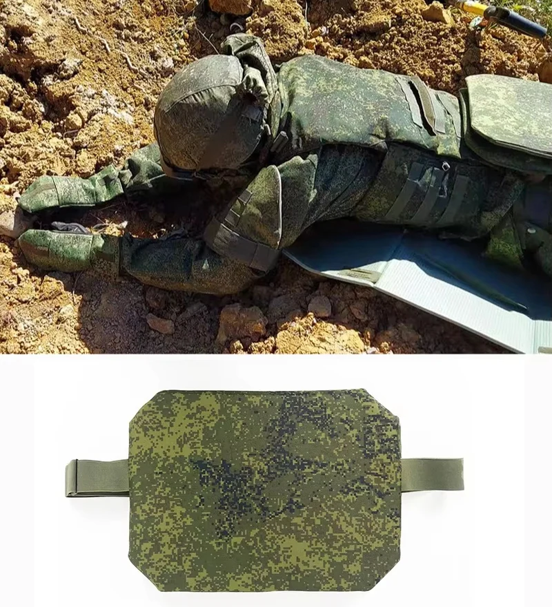Cojín de cadera táctico plegable con cinturón elástico impermeable - imagen 4