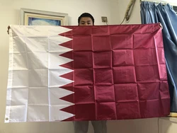 SKY FLAG Bandera de Qatar Poliéster para exterior e interior