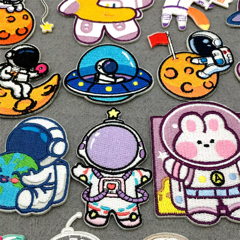 Parche astronauta diseño 2 en tela