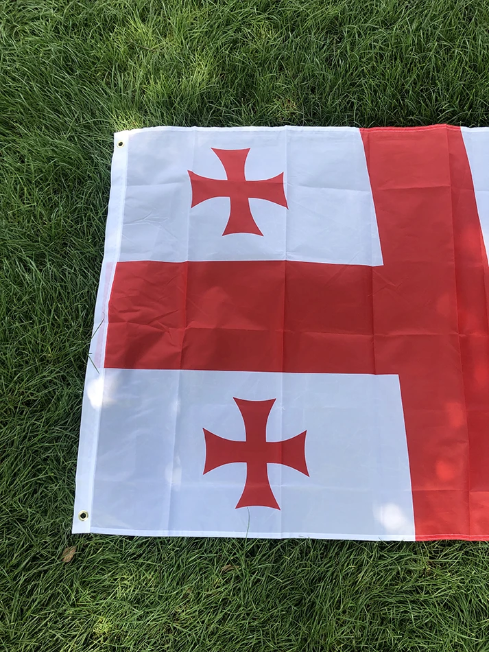Bandera de poliéster Georgia para interior y exterior - imagen 3