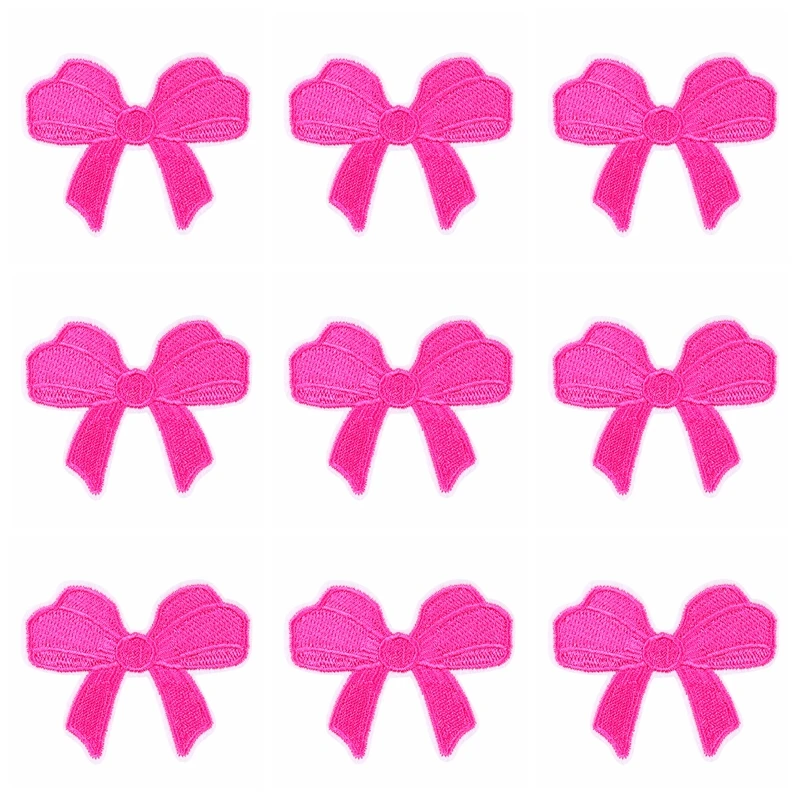 Parche bordado rosa infantil – Insignia termoadhesiva para ropa - imagen 3