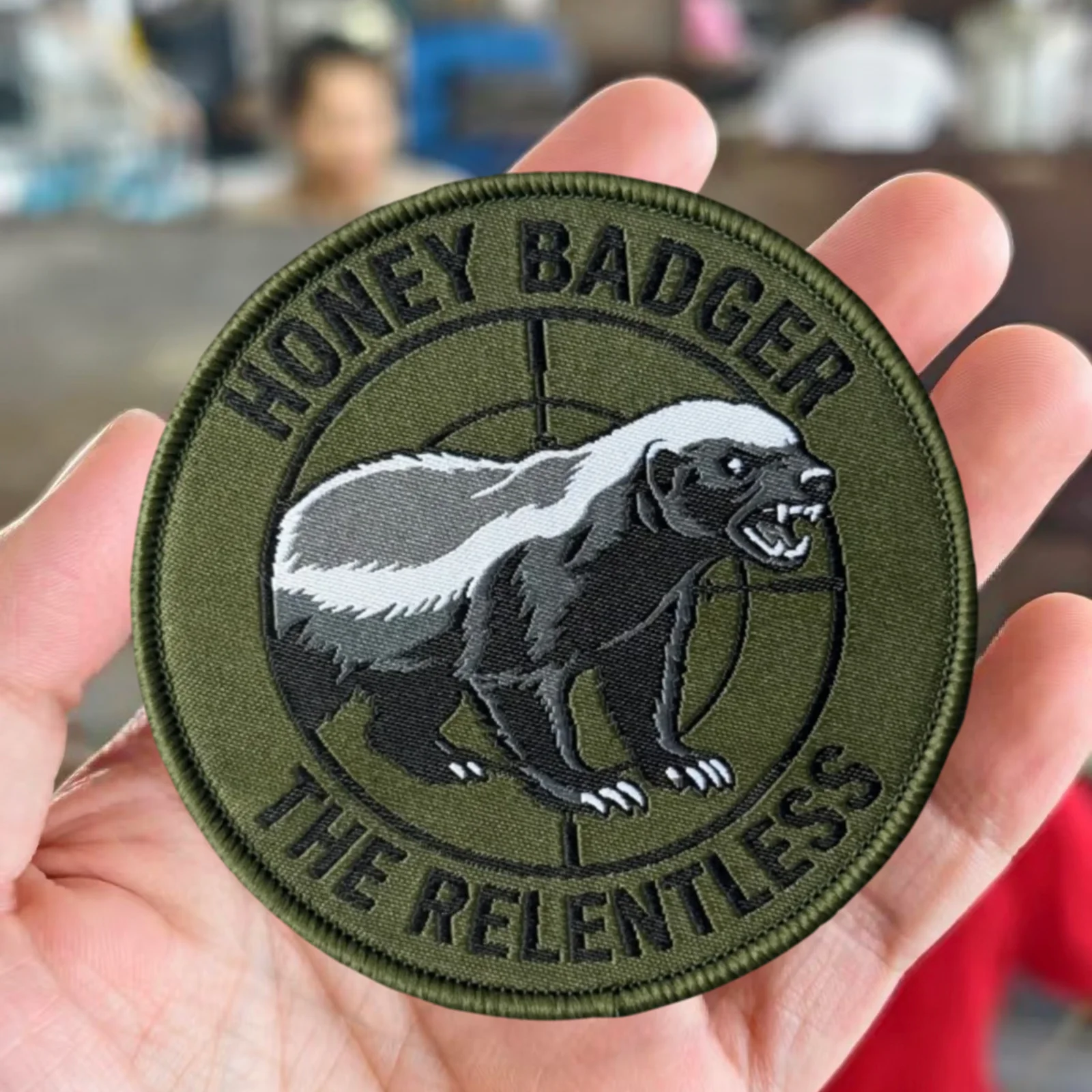THE RELENTLESS Parche táctico de moral con velcro para mochila y ropa - imagen 5