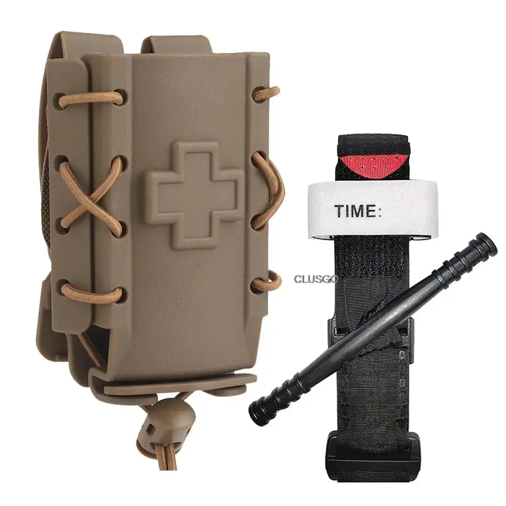 Estuche táctico CLUSGO para torniquete con montaje MOLLE