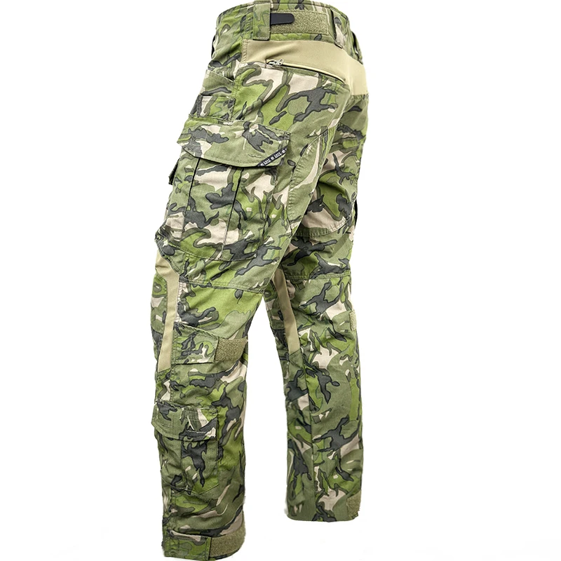 Pantalones tácticos de camuflaje hoja grande para combate y trabajo - imagen 5