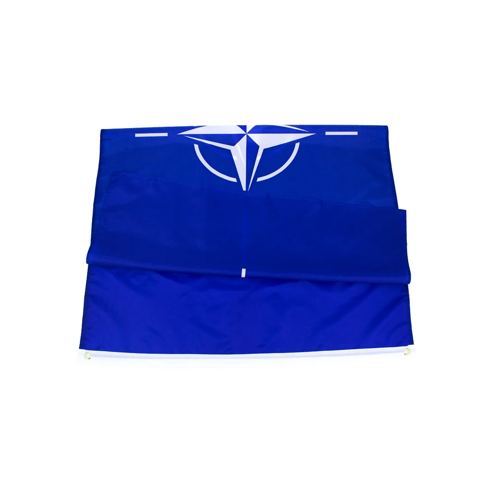 FLAGLINK Bandera OTAN Tratado Atlántico Norte para decoración - imagen 4