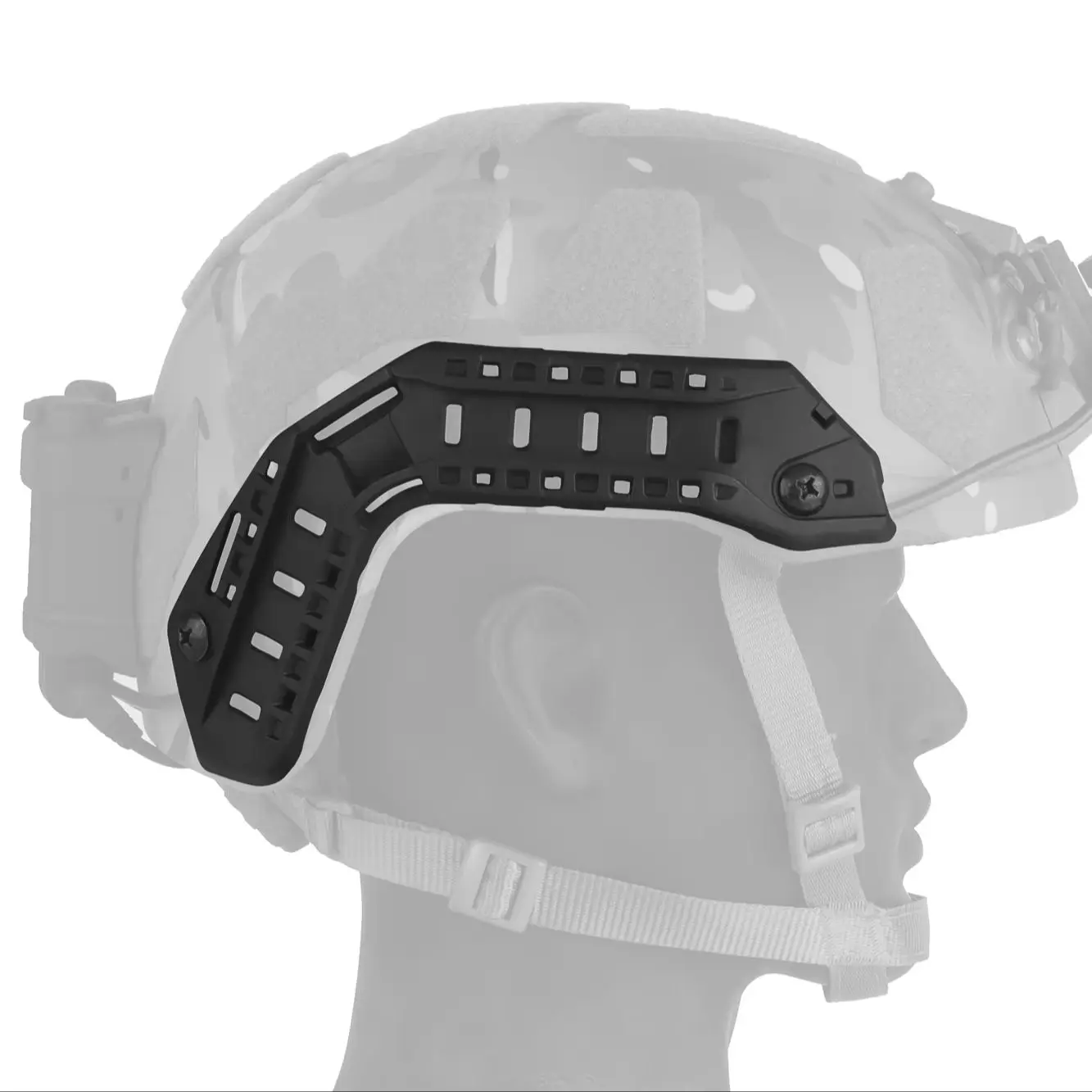 POEIDON DEFENSE ARC V3, riel lateral para casco FAST SF High Cut - imagen 2