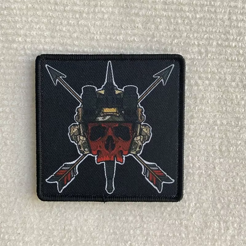 Parche táctico calavera Ángel – insignia Velcro para mochila y ropa - imagen 5
