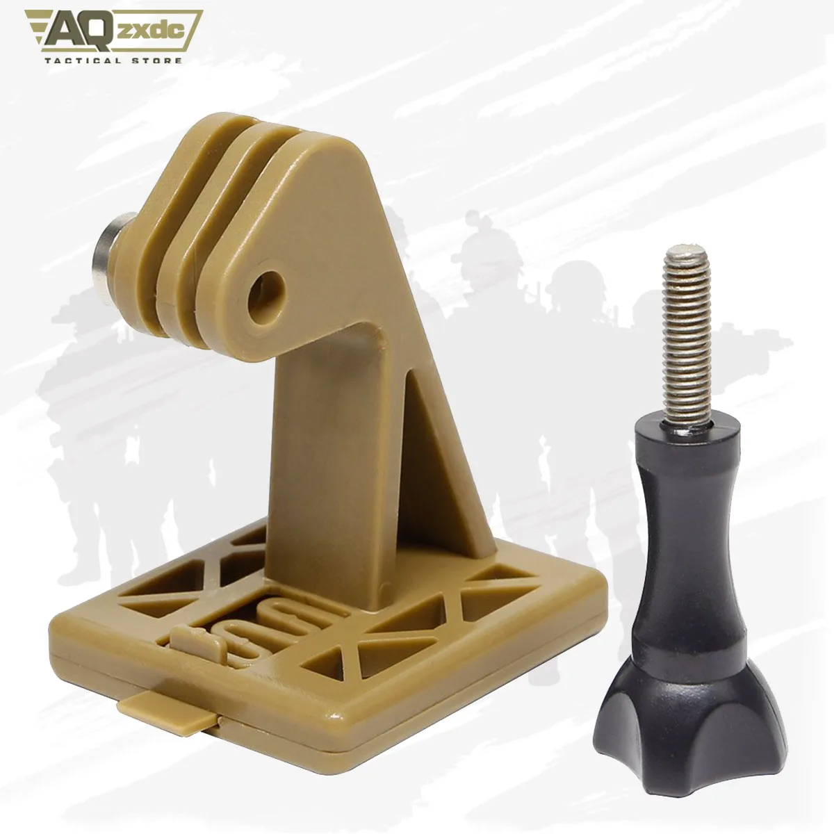 AQzxdc Base de montaje para casco NVG con soporte de camara de accion - imagen 2