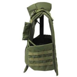 Chaleco táctico impermeable de liberación rápida para caza