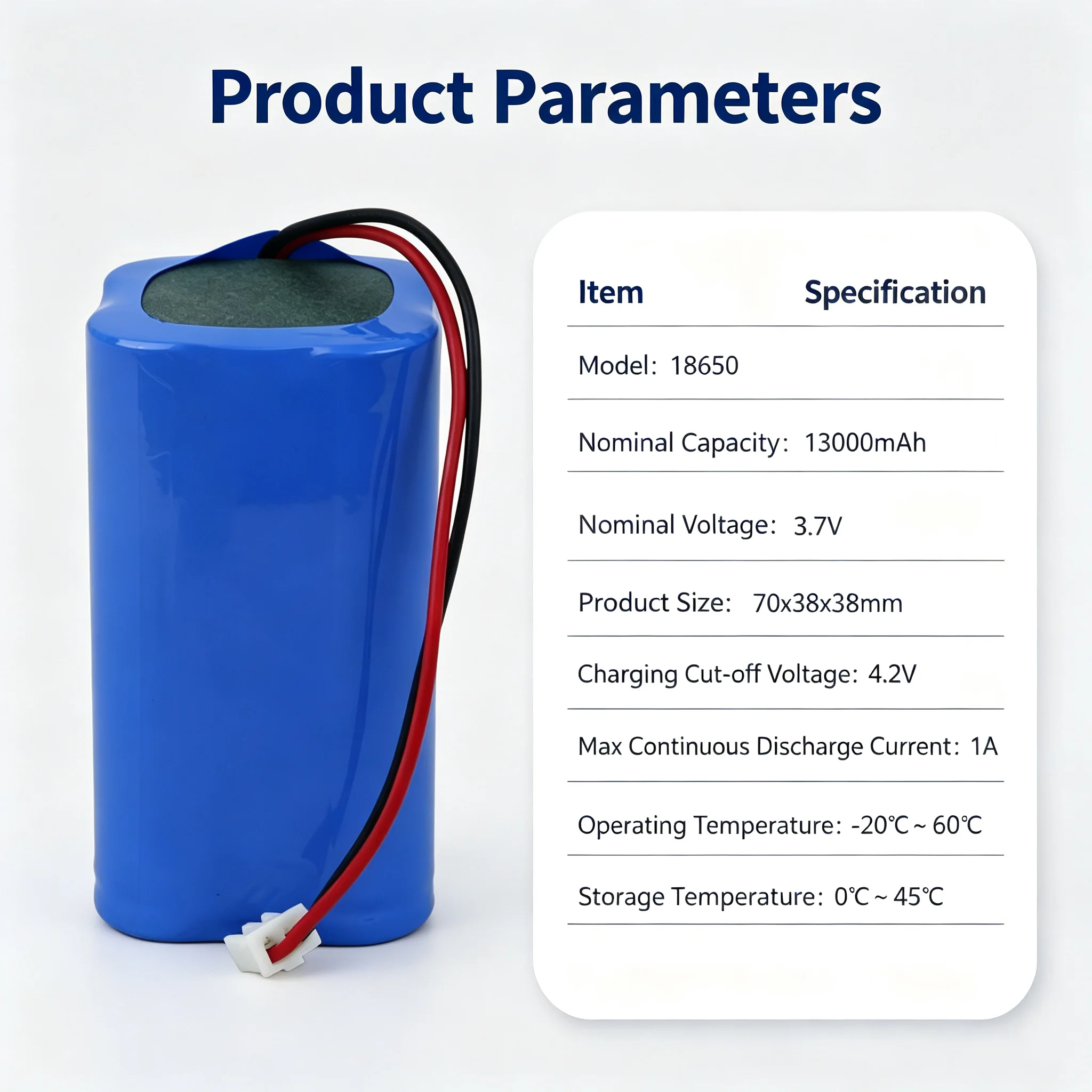 Batería recargable 18650 para lámpara LED de camping y altavoz Bluetooth - imagen 4