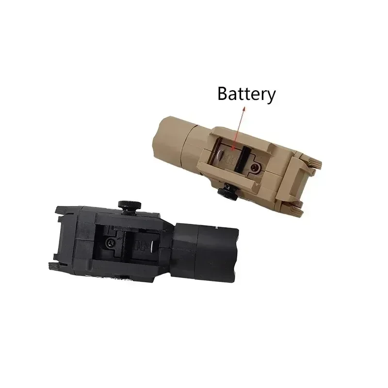 Linterna táctica lista para usar en riel