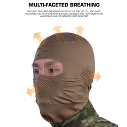 Máscara Facial Completa V1 con Malla Transpirable para Airsoft