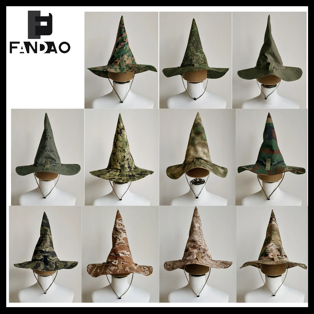Sombrero táctico boonie camuflaje ala ancha para airsoft - imagen 2
