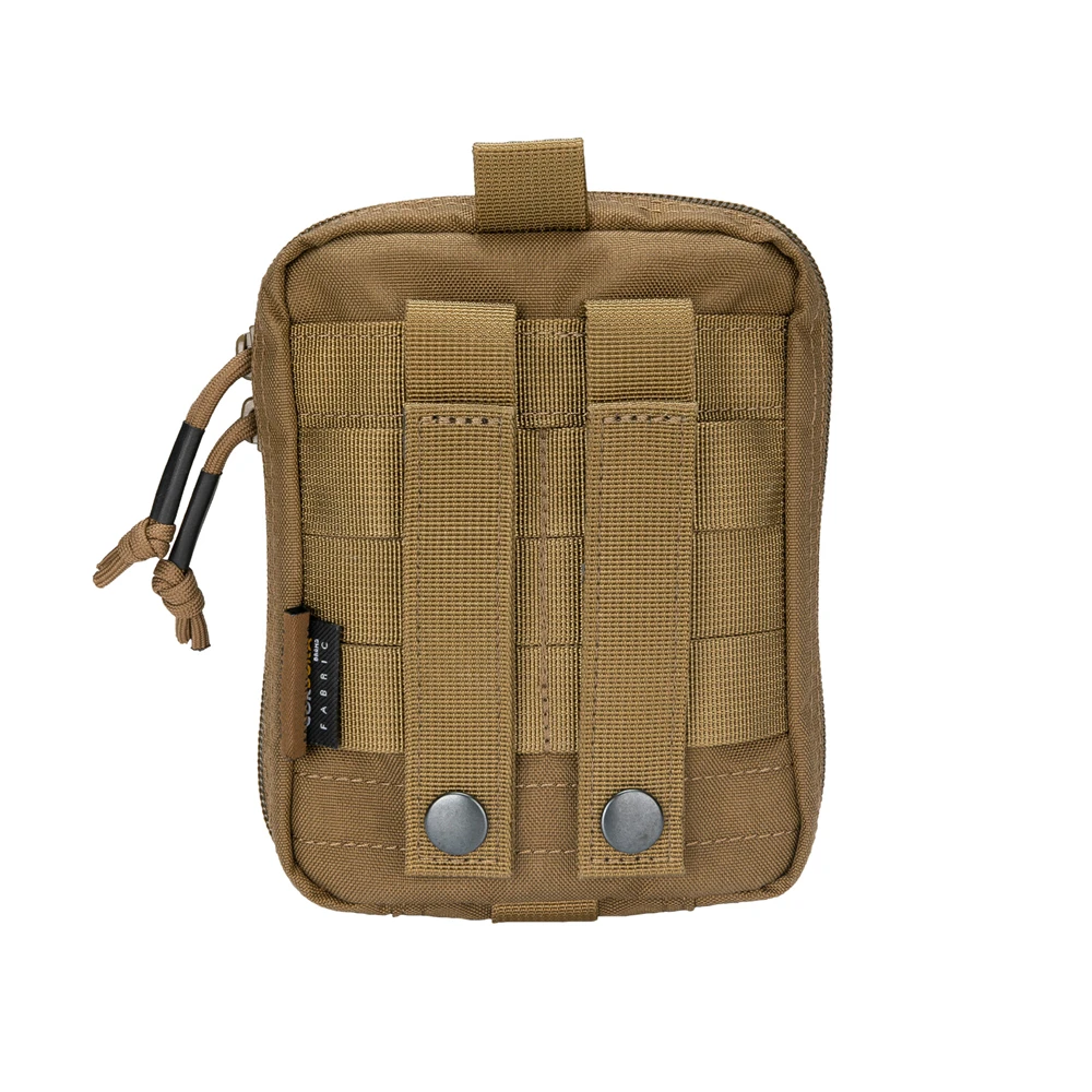 Riñonera táctica MOLLE multifunción doble cremallera para uso militar - imagen 3