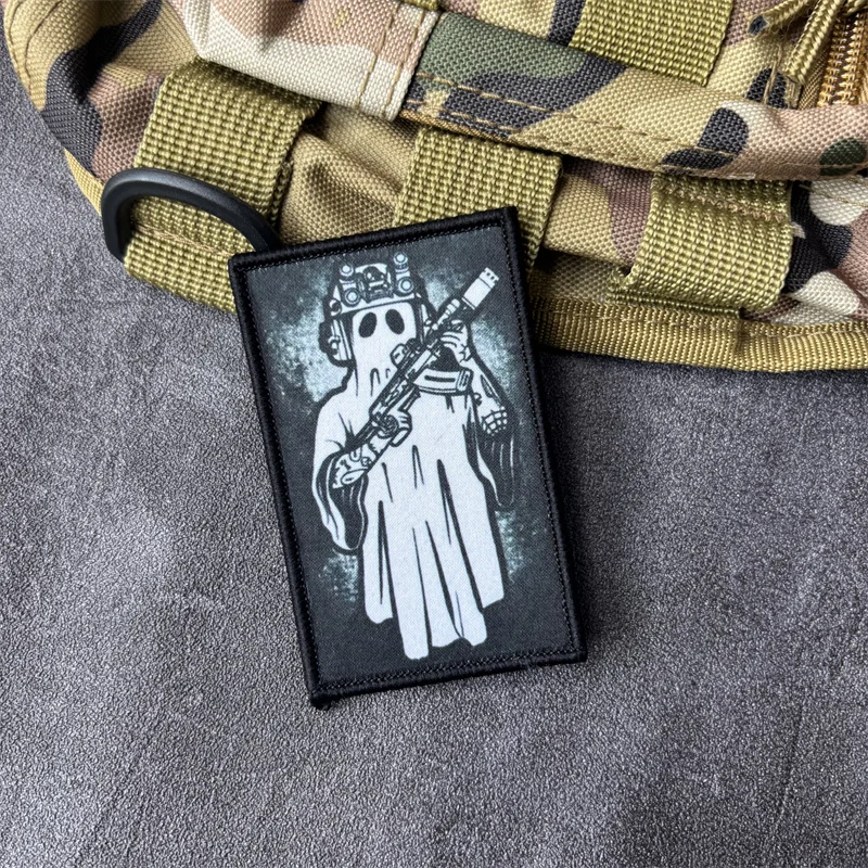 Parche militar bordado moraleja con velcro para mochila o brazalete - imagen 2