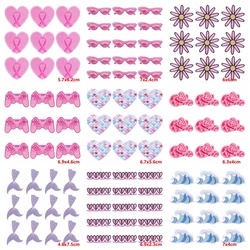 Parche termoadhesivo rosa infantil – Diseño colorido para equipar