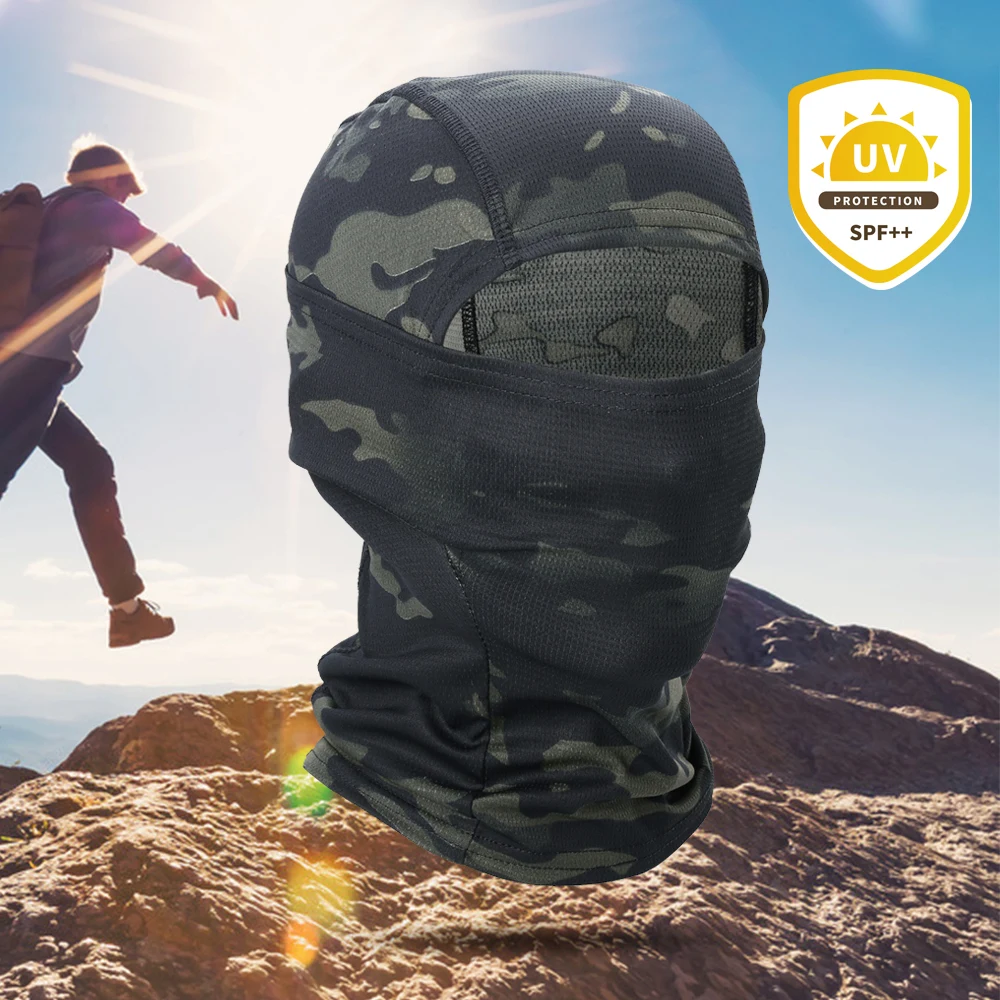Balaclava táctica JIUSUYI – Secado rápido camuflaje - imagen 4
