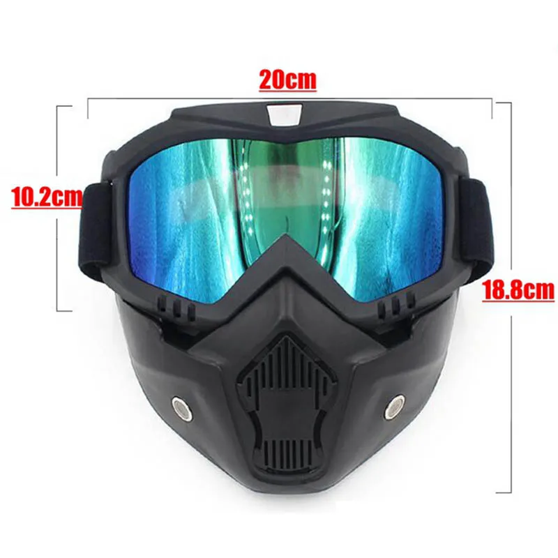 Casco Airsoft máscara facial completa con filtro bucal Paintball - imagen 2
