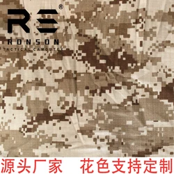 Tela táctica camuflaje desierto digital tejido para uniforme