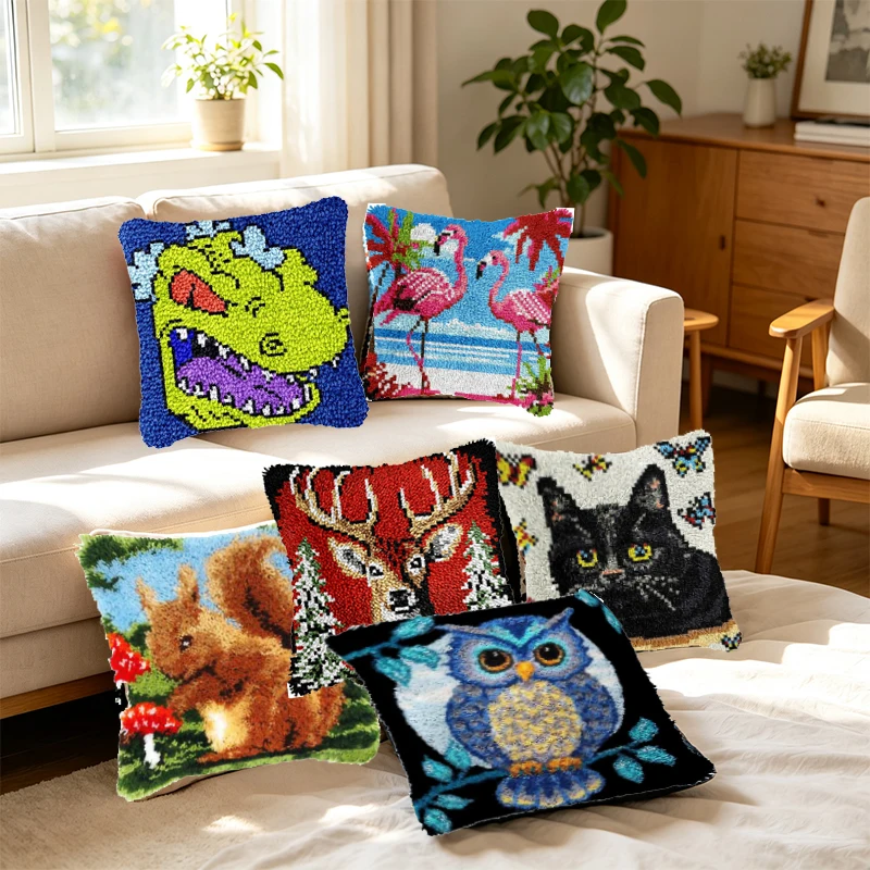 Kit de bordado con ganchillo animales adorables para principiantes - imagen 5