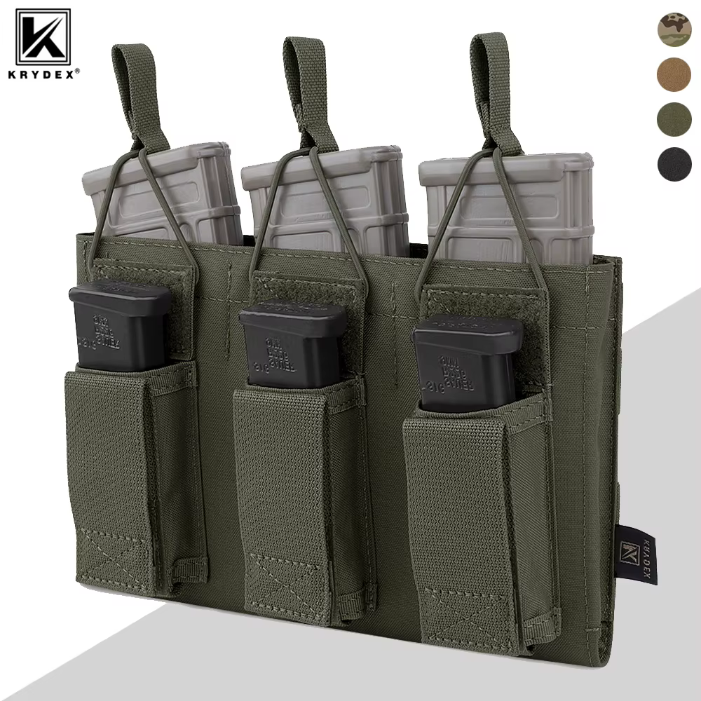 KRYDEX Bolsa táctica para cargadores de pistola y rifle MOLLE - imagen 5