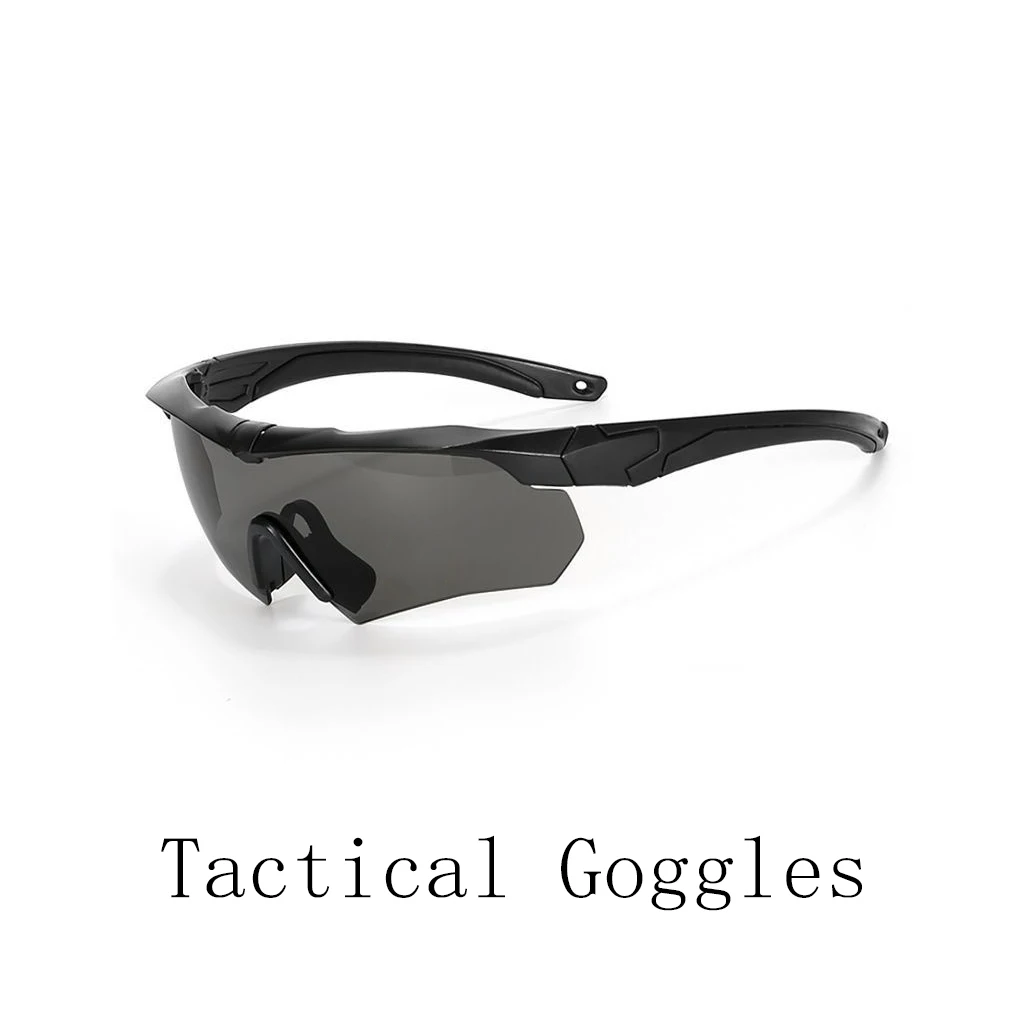 Casco táctico airsoft con gafas de lentes intercambiables y máscara - imagen 3