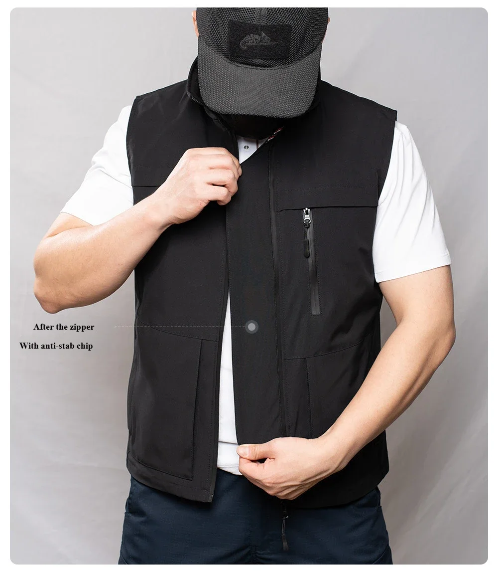 Chaleco anti puñaladas nivel 5 ocultable ligero para hombre - imagen 4