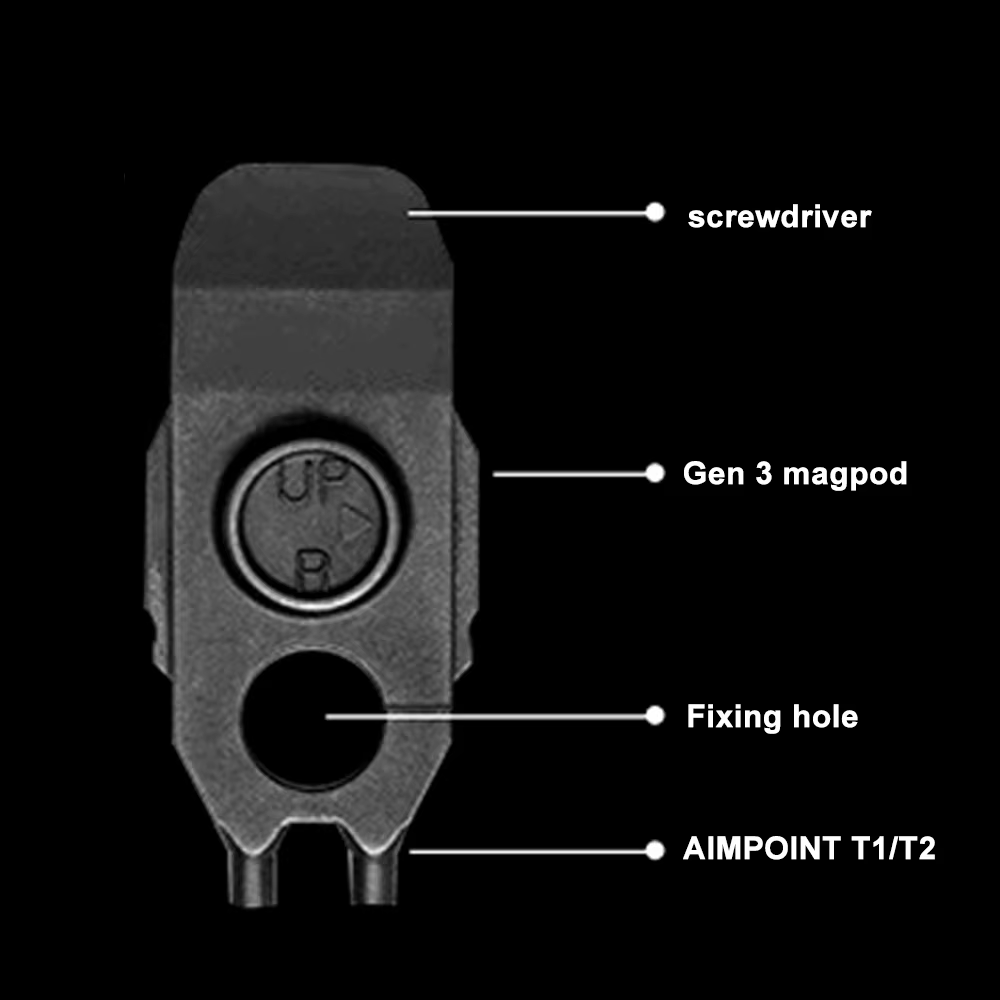 PMAG Base cargador táctica funda extracción rápida PEQ - imagen 3