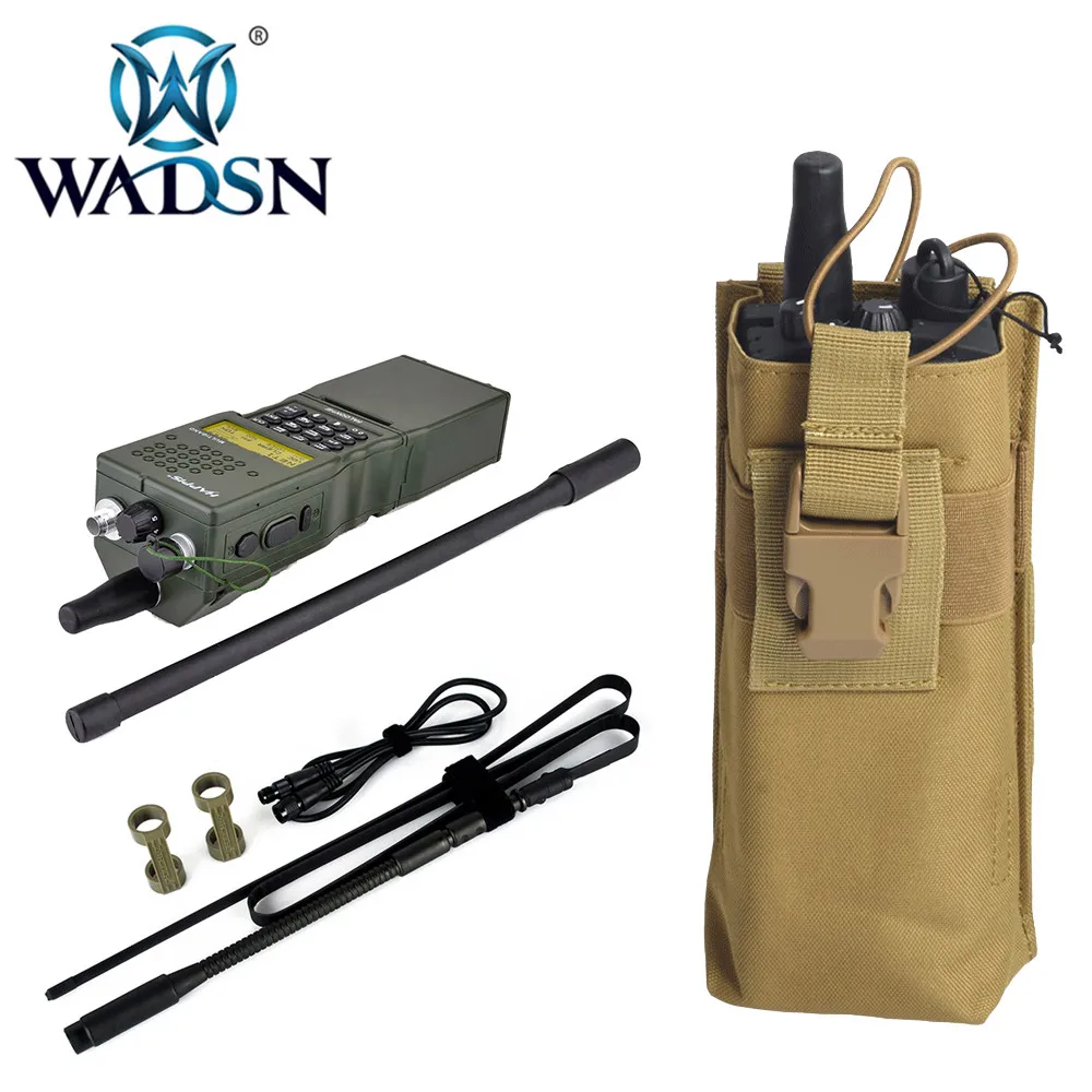WADSN Funda táctica MOLLE para AN/PRC-152/148