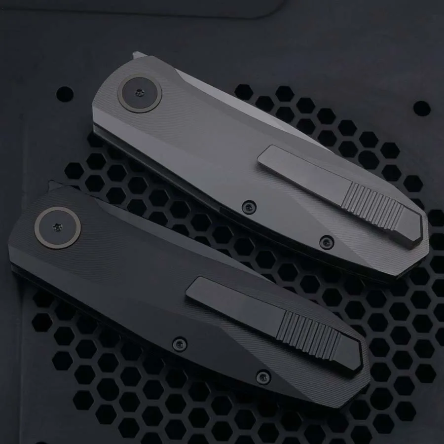 Weimang VENOM cuchillo táctico M390 titanio fibra carbono EDC - imagen 5
