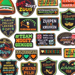 Parche bordado Kruikenstad – Emblema del carnaval neerlandés