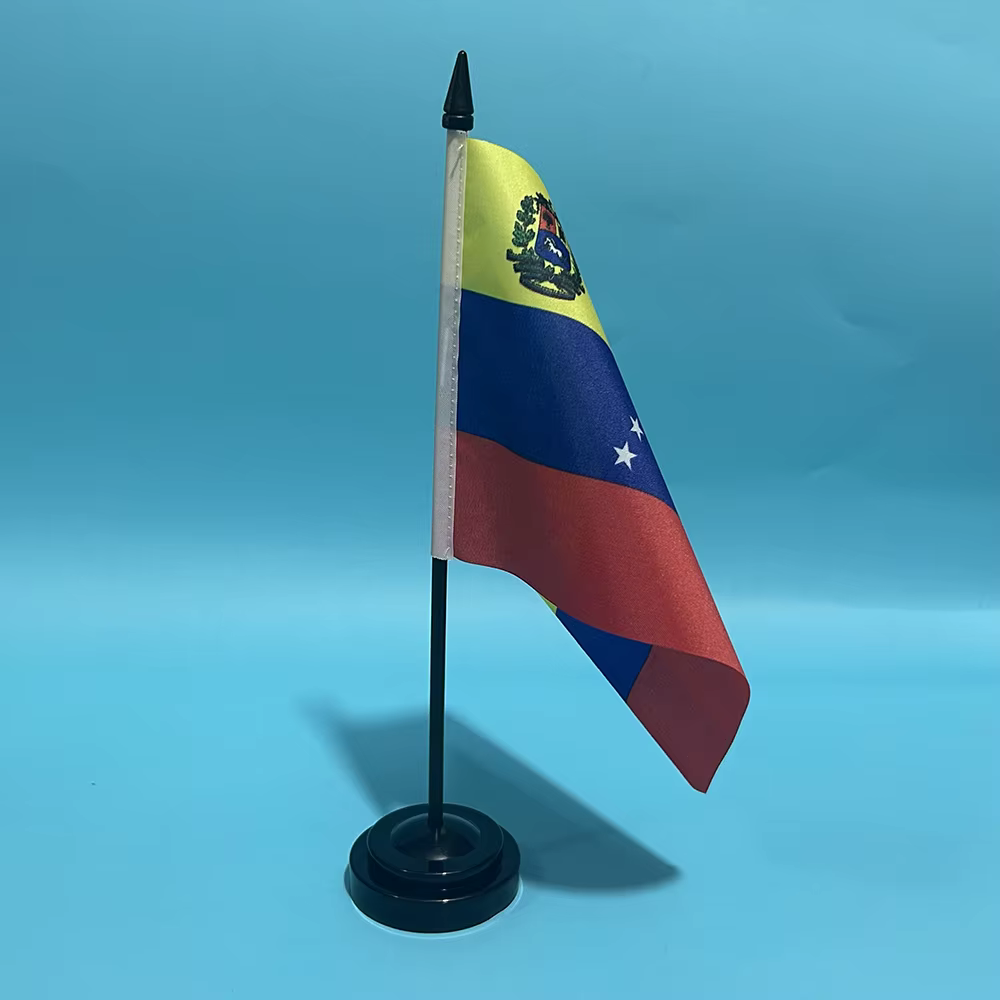 SKY Bandera nacional Venezuela de escritorio en poliéster - imagen 3