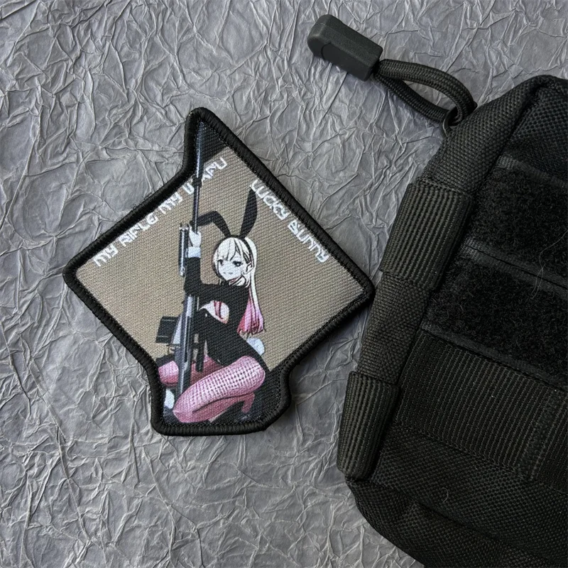 Parche táctico de anime - insignia Velcro con gancho y bucle - imagen 4