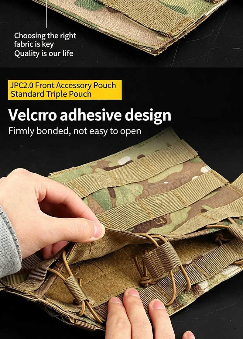 Panel Frontal MOLLE desmontable AVS JPC para cargadores M4 5.56 - imagen 4